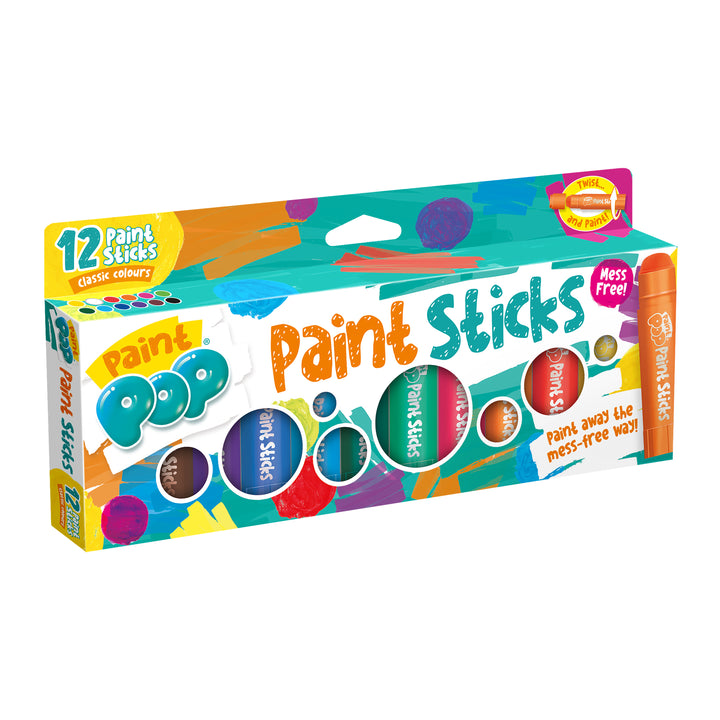 Paint Pop Classic 12 Pack Quick Dry Paint Sticks