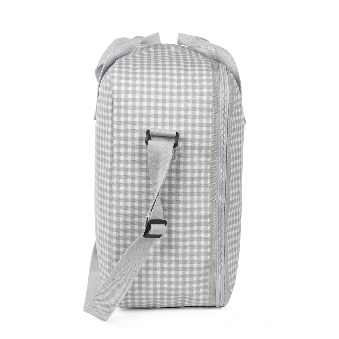 I Love Vichy Grey Travel Holiday and Maternity Bag