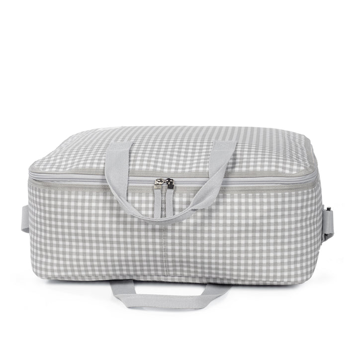 I Love Vichy Grey Travel Holiday and Maternity Bag