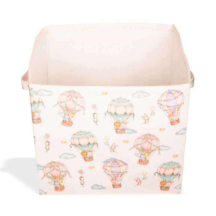 Hot Air Balloon Extra-Large Felt Storage Basket with Lid