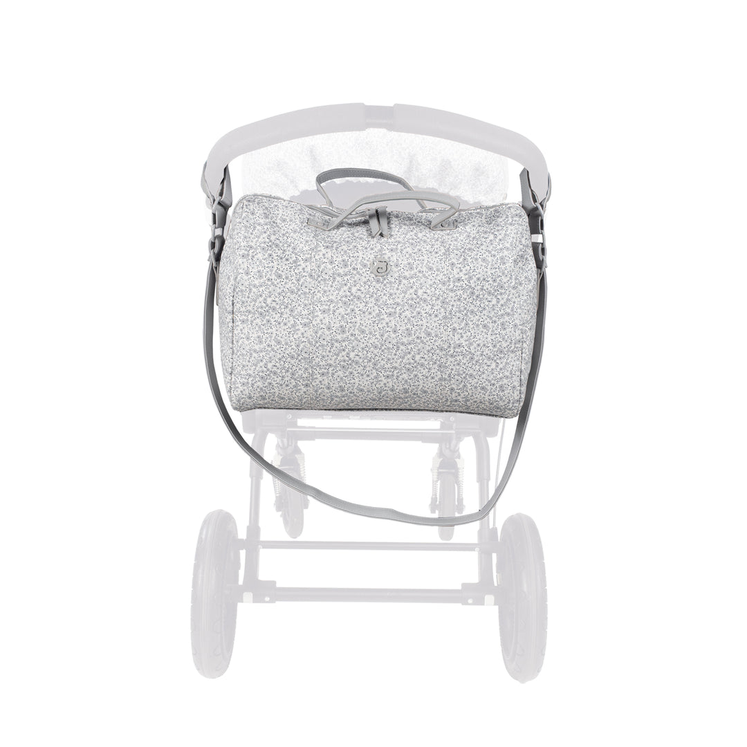 Flower Mellow Grey Diaper Changing Bag