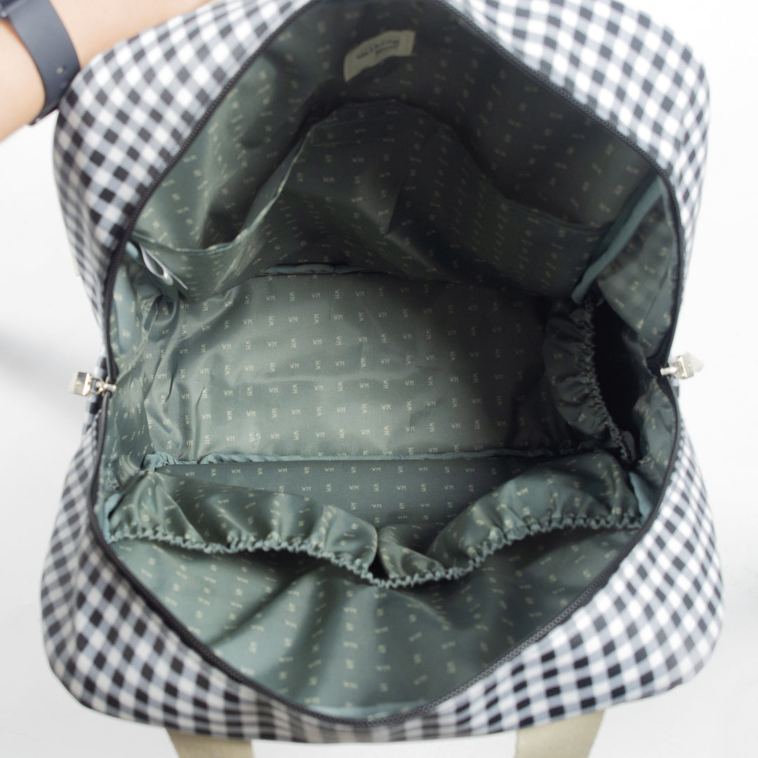 I Love Vichy Black Backpack Diaper Changing Bag