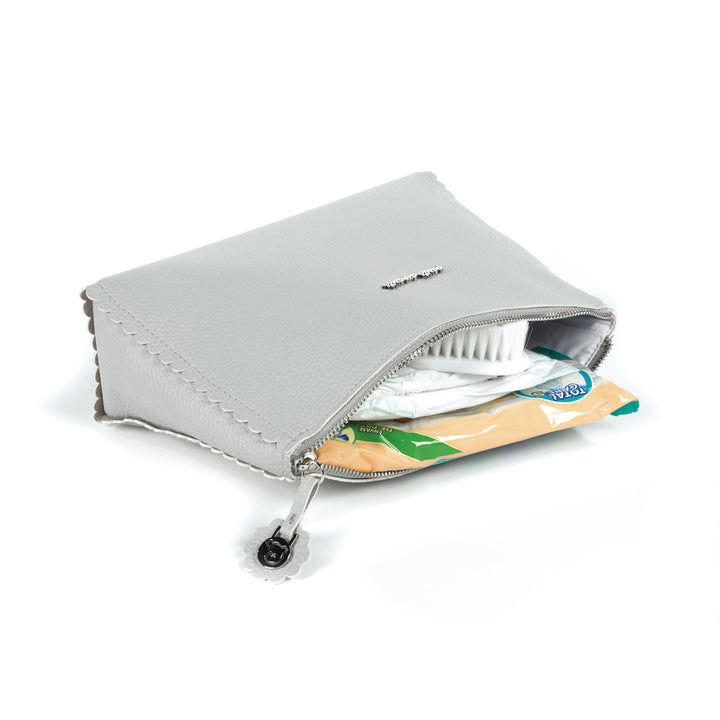 Biscuit Grey Travel Essentials Pouch