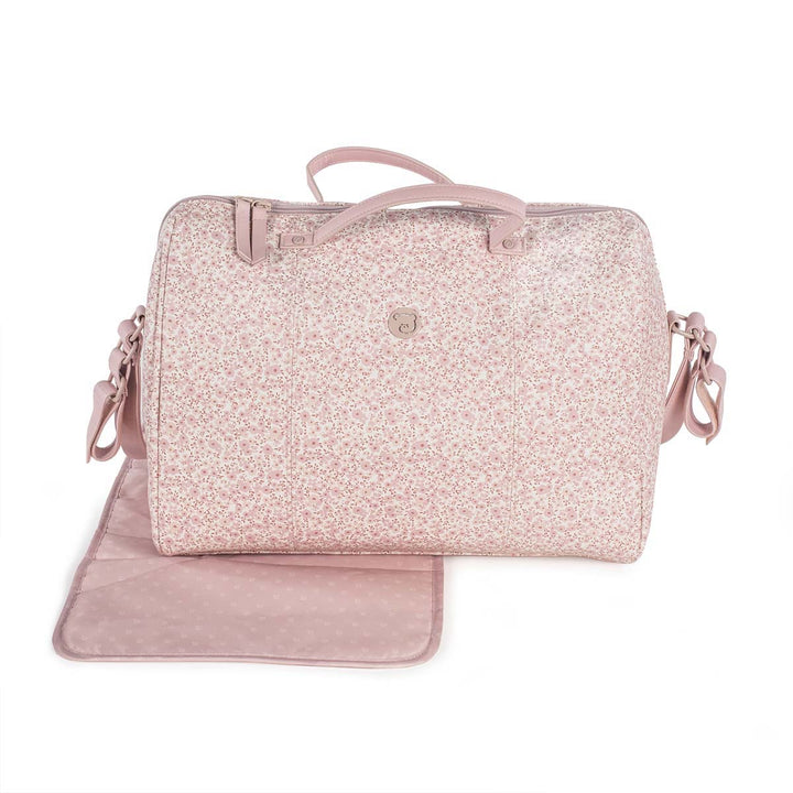 Flower Mellow Pink Diaper Changing Bag