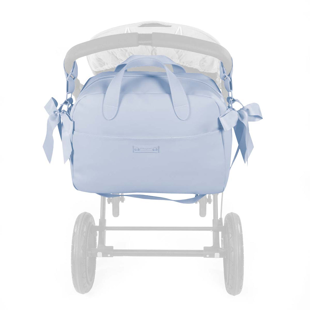 Pasito A Pasito Little Stars Changing Bag in Light Blue Eco-Leather prezzo  65 €