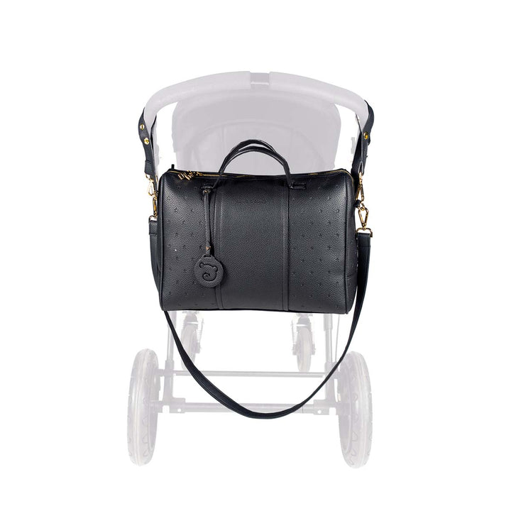 London Black Diaper Changing Bag