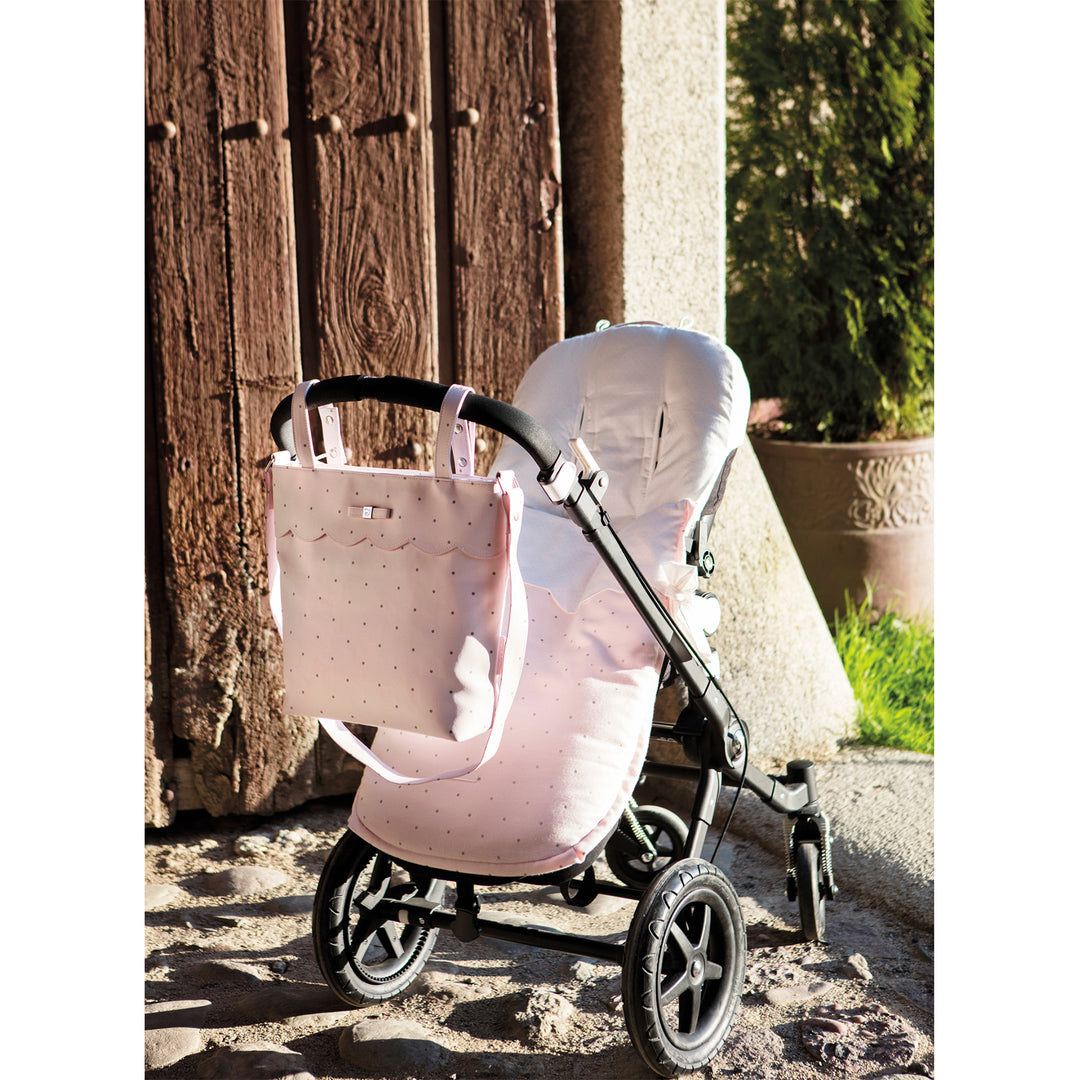 Chelsea Pink Stroller Caddy Diaper Changing Bag